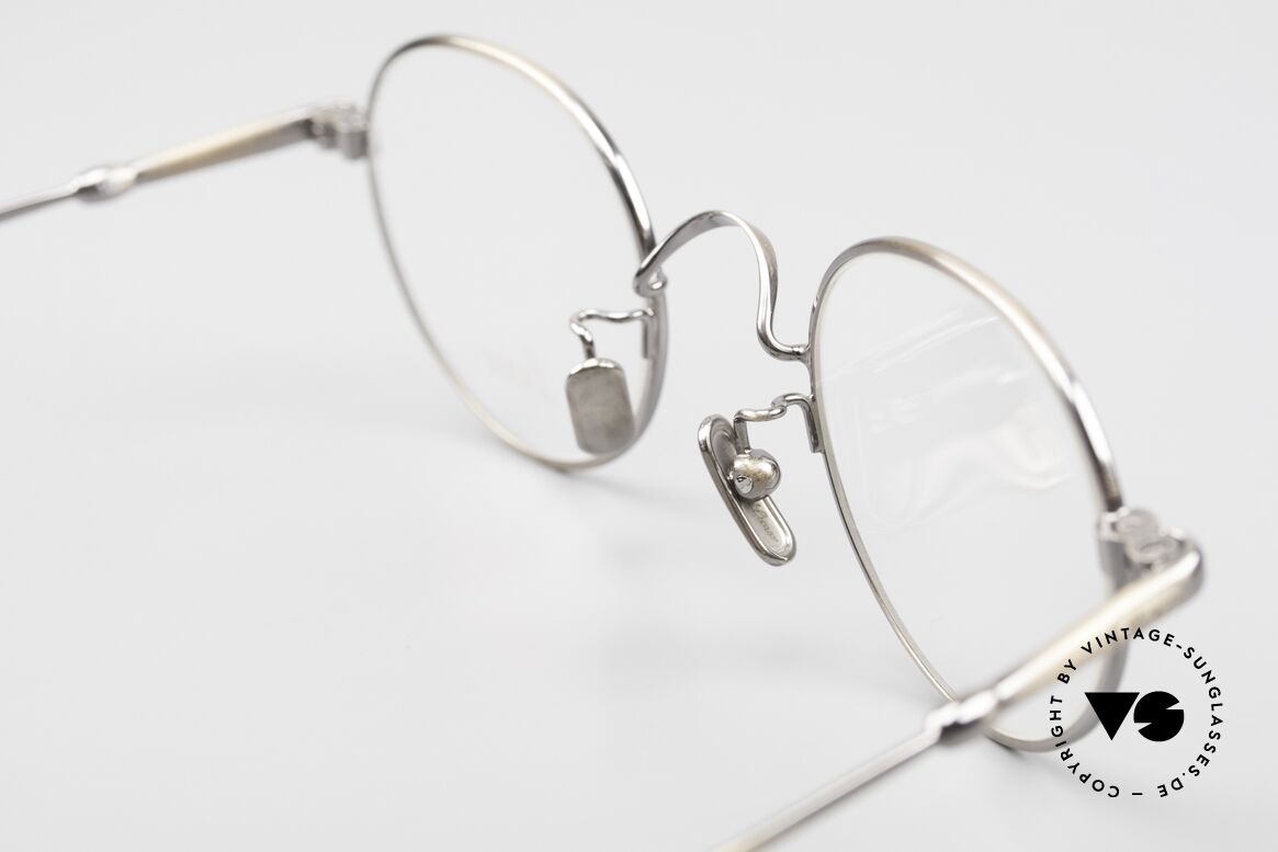 Lunor V 107 Runde Panto Brille Antik Gold, Größe: medium, Passend für Herren und Damen