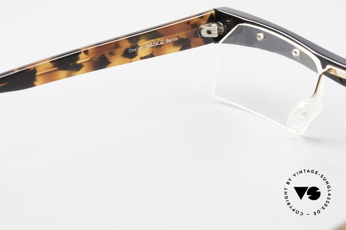 Design Maske Berlin Hamma Kunstvolle Vintage Brille 90er, Größe: large, Passend für Herren