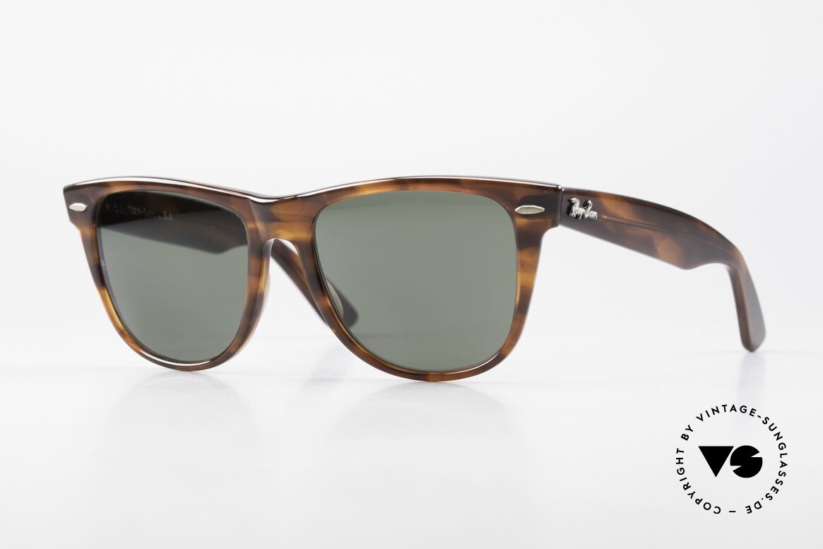 Ray Ban Wayfarer II JFK USA Sonnenbrille B&L, legendäre RAY-BAN Wayfarer Sonnenbrille, Passend für Herren