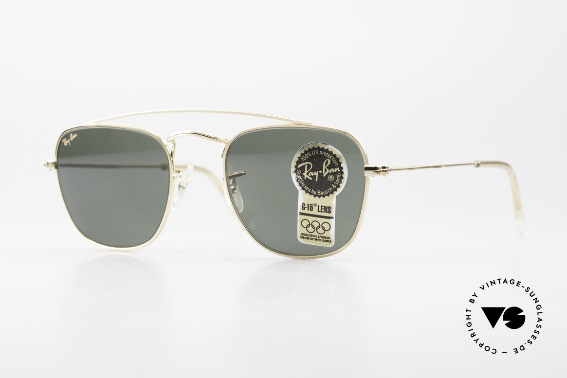 Ray Ban Classic Style V Brace Klassische Sonnenbrille B&L, B&L Modell aus der Classic Collection von RAY-BAN, Passend für Herren und Damen