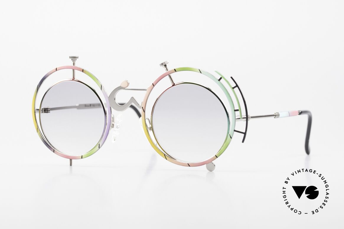 Casanova SC3 Stillstand der Zeit Simbolismo, vintage 80er Jahre Kunst-Designerbrille von Casanova, Passend für Herren und Damen