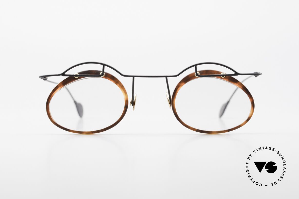 Paul Chiol 06 Kunstvolle Designerbrille 90er, ein Synonym für anspruchsvolle Brillenfassungen, Passend für Herren und Damen