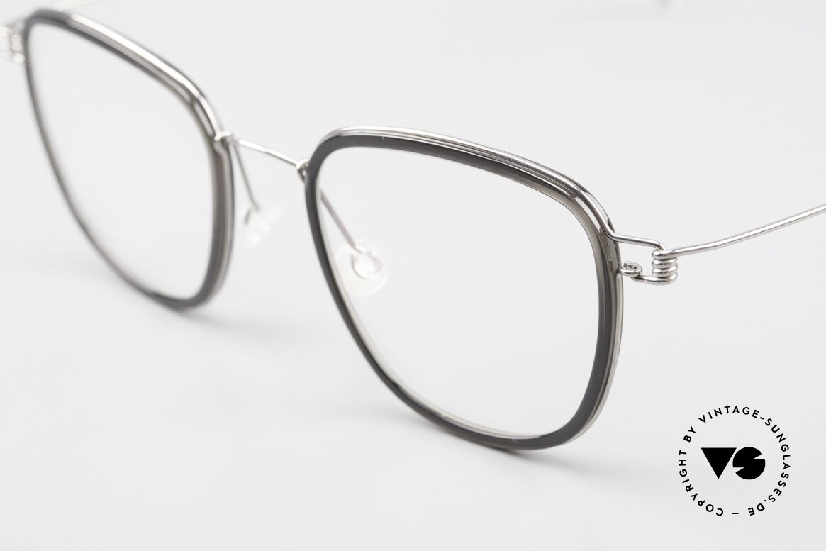 Lindberg Simon Air Titan Rim Titan Brille mit Azetat Inlay, vielfach ausgezeichnet hinsichtlich Qualität und Design, Passend für Herren