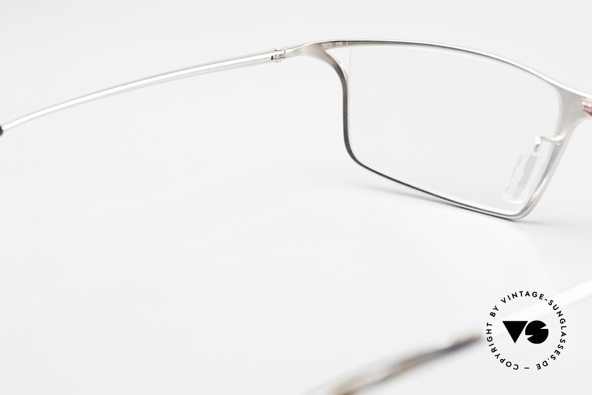 Bugatti 353 Odotype Eckige Vintage Luxus Brille, Größe: large, Passend für Herren