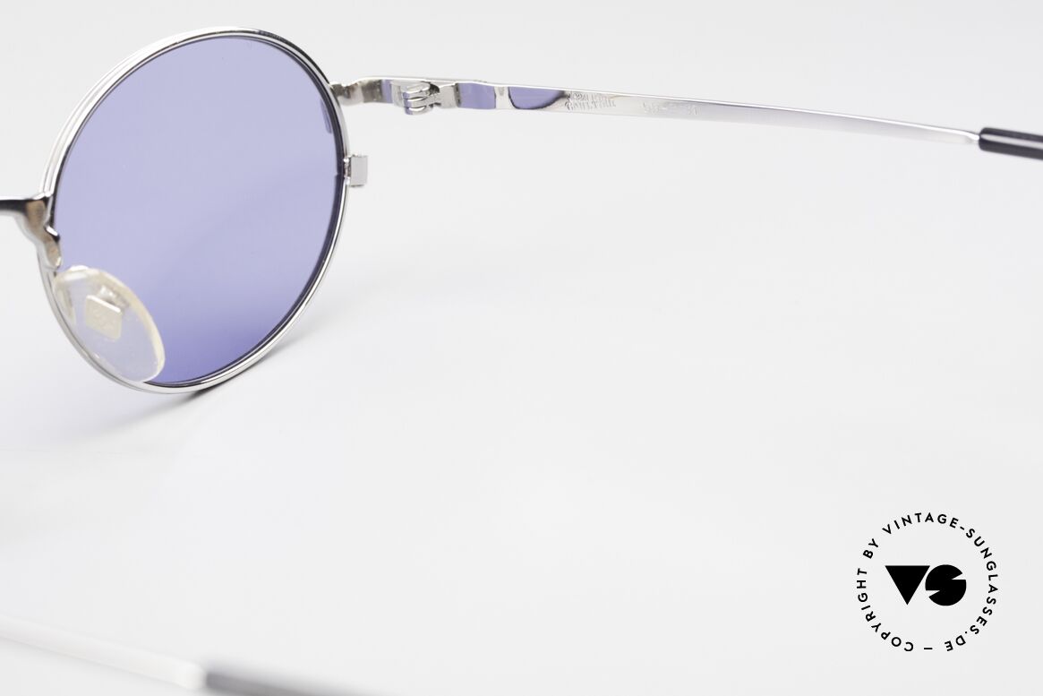 Jean Paul Gaultier 55-3181 Ovale 90er Brille Pure Titanium, Größe: medium, Passend für Herren und Damen