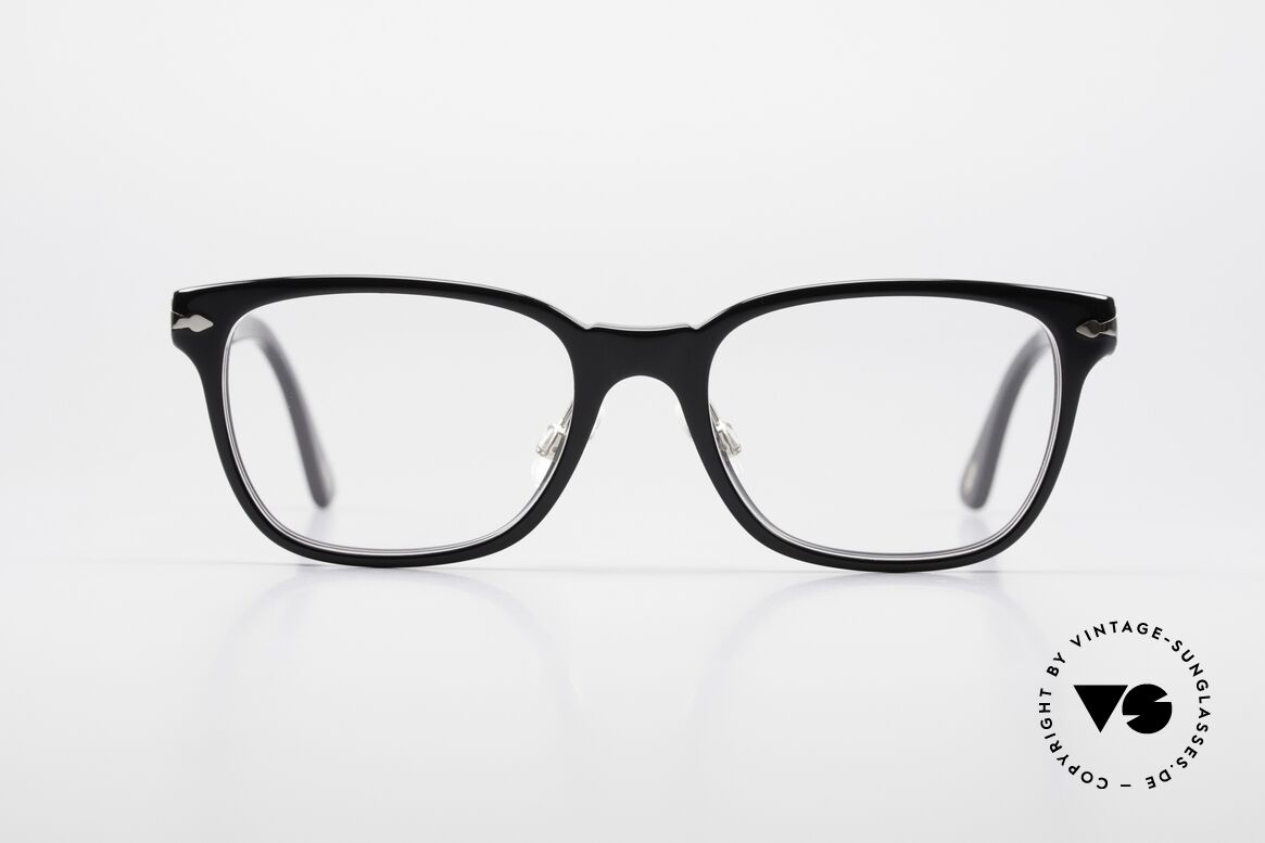 Persol 3003 Damenbrille Klassisch Schwarz, PERSOL 3003: elegante Damenbrille in schwarz, Passend für Damen