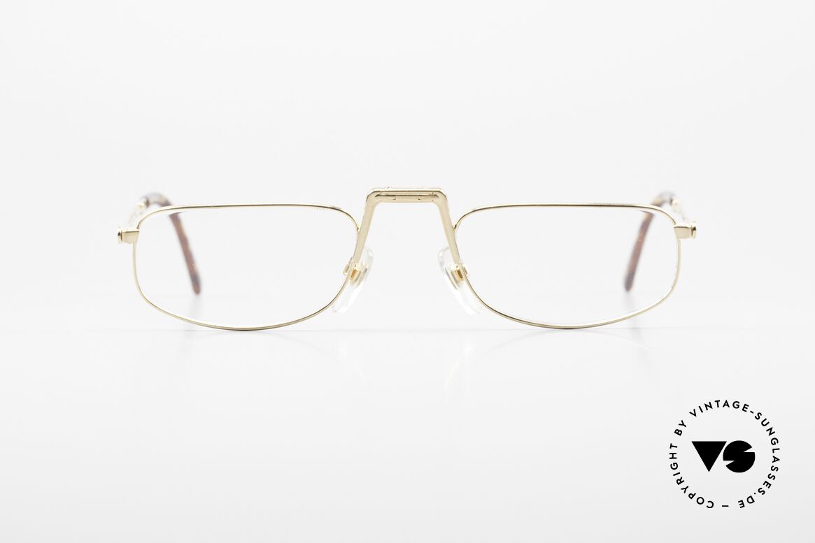 Christian Dior Saint German Faltbare Lesebrille Vergoldet, einzigartige vintage Lesebrille von Christian Dior, Passend für Herren