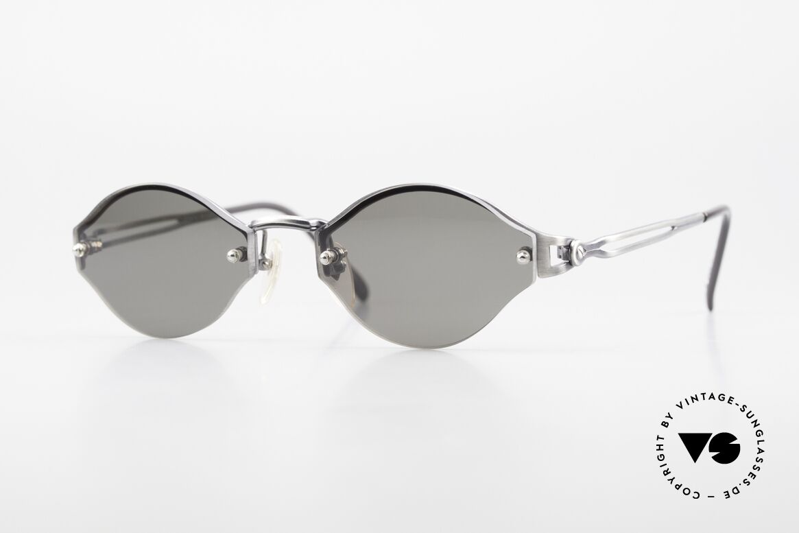 Jean Paul Gaultier 56-7111 Randlose JPG Sonnenbrille 90er, 90er  Jean Paul Gaultier vintage Designer-Sonnenbrille, Passend für Herren und Damen