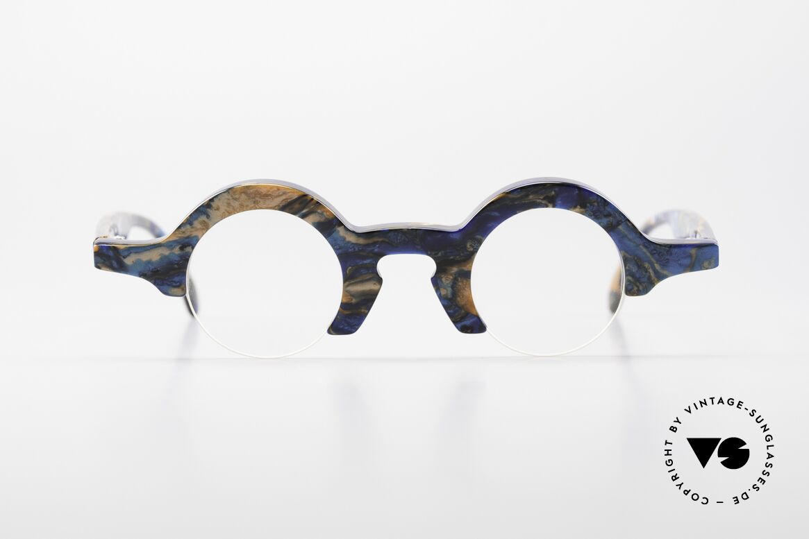 Proksch's A2 Runde 90er Brille Futuristisch, eine echte Proksch-Rarität für Charakterköpfe, Passend für Herren und Damen