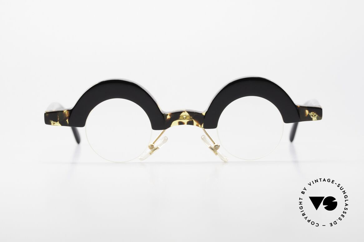 Proksch's A5 Runde 90er Nylor Brille Crazy, "crazy" vintage Brillengestell mit Nylor-Faden, Passend für Herren und Damen