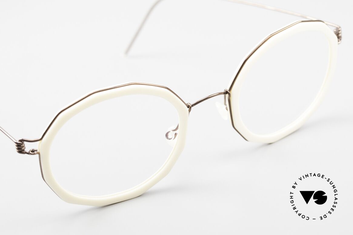 Lindberg Mette Air Titan Rim Damenbrille Geometrisch Titan, ungetragenes Designerstück + orig. Lindberg Magnet-Etui, Passend für Damen