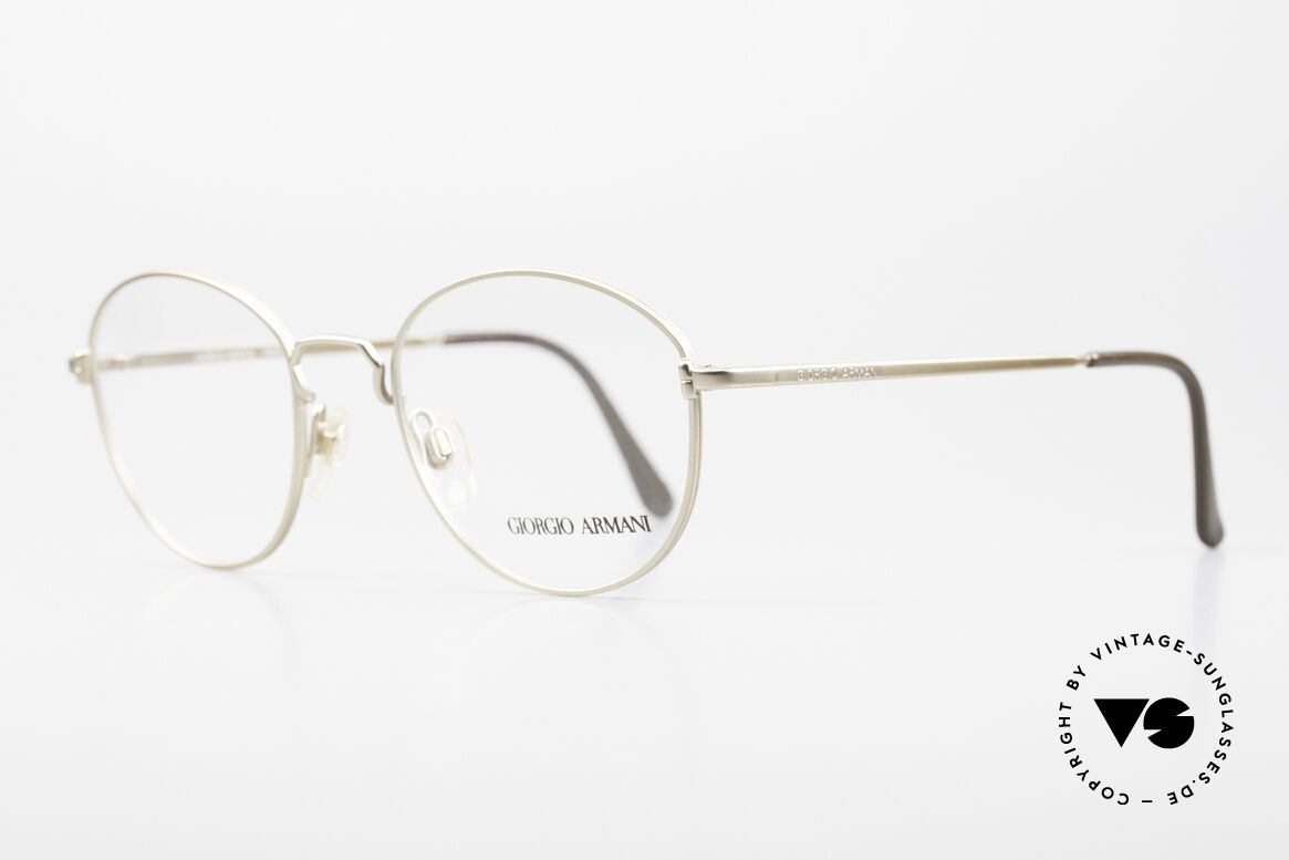 Giorgio Armani 174 Zeitlose Pantobrille 80er Jahre, "klassischer" geht's nicht (weltbekannte Panto-Form), Passend für Herren und Damen