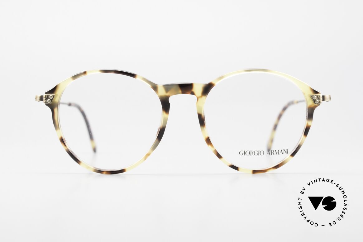 Giorgio Armani 329 Damenbrille & Herrenbrille 90er, mehr 'klassisch' geht nicht (bekannte Panto-Form), Passend für Herren und Damen