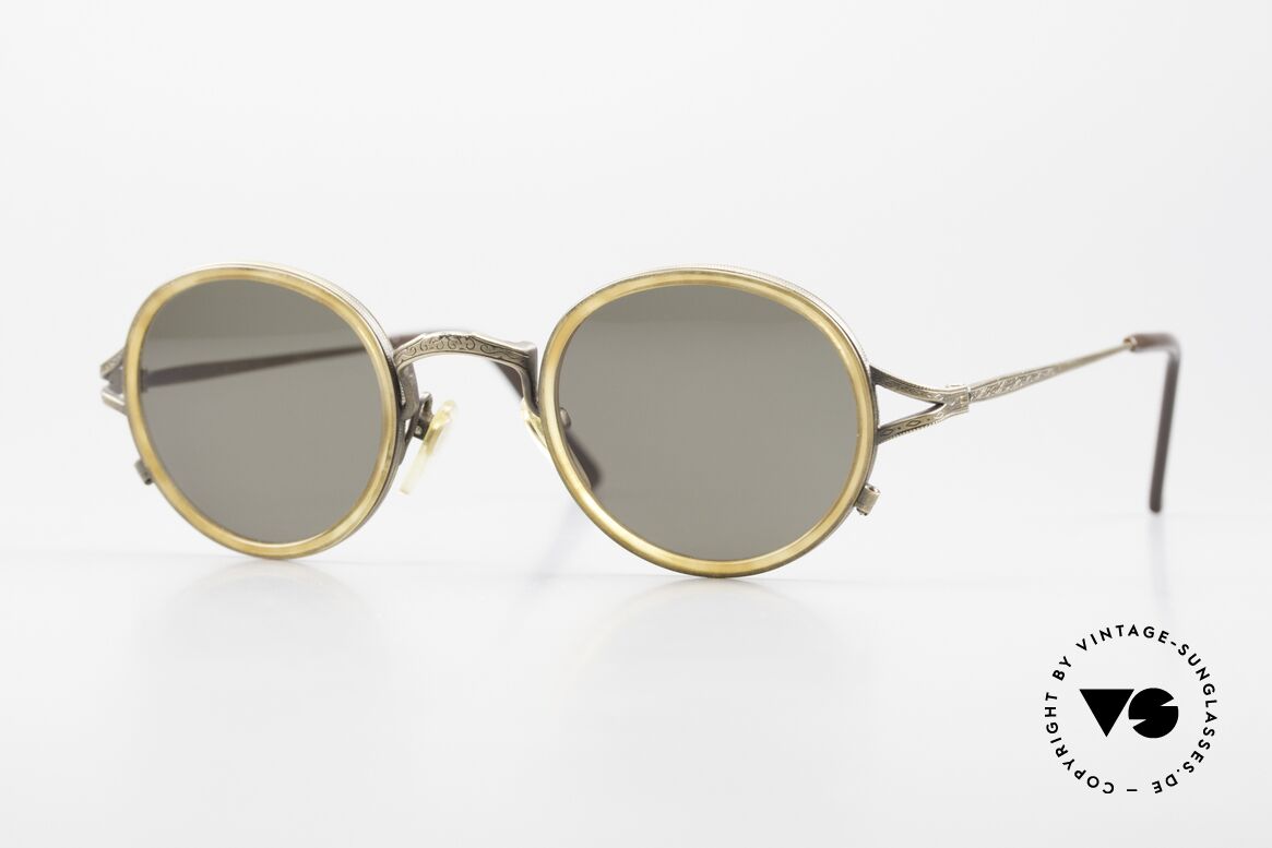 Matsuda 2835 Runde 90er Luxus Sonnenbrille, 90er Jahre vintage Designer-Sonnenbrille von MATSUDA, Passend für Herren und Damen