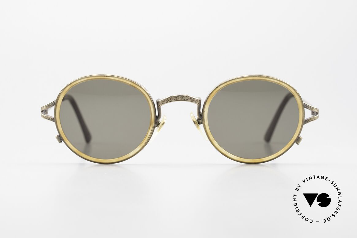 Matsuda 2835 Runde 90er Luxus Sonnenbrille, 90er Jahre vintage Designer-Sonnenbrille von MATSUDA, Passend für Herren und Damen