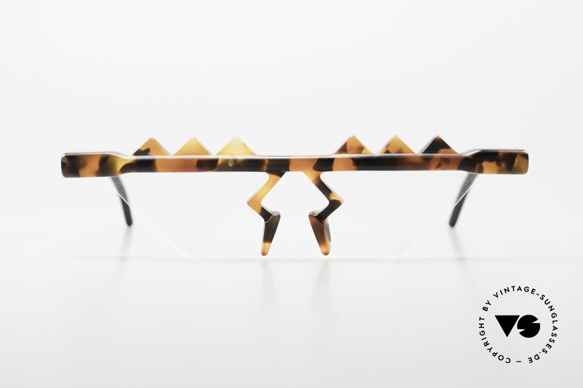 Design Maske Berlin Ethno 3 Verrückte Brille 90er Vintage, verrückte Design Maske Berlin Brille von circa 1995, Passend für Herren und Damen