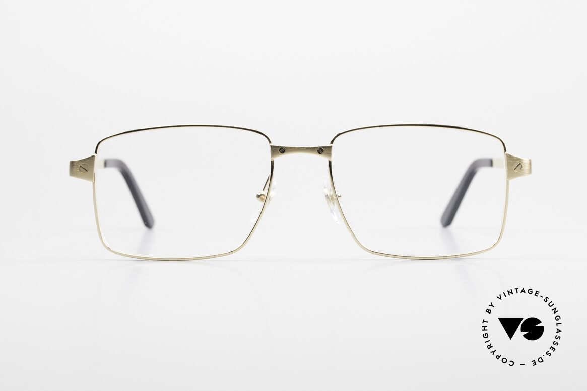 Cartier Core Range CT0203O Klassische Herren Luxusbrille, klassische Cartier Herren Luxus-Brillenfassung, Passend für Herren