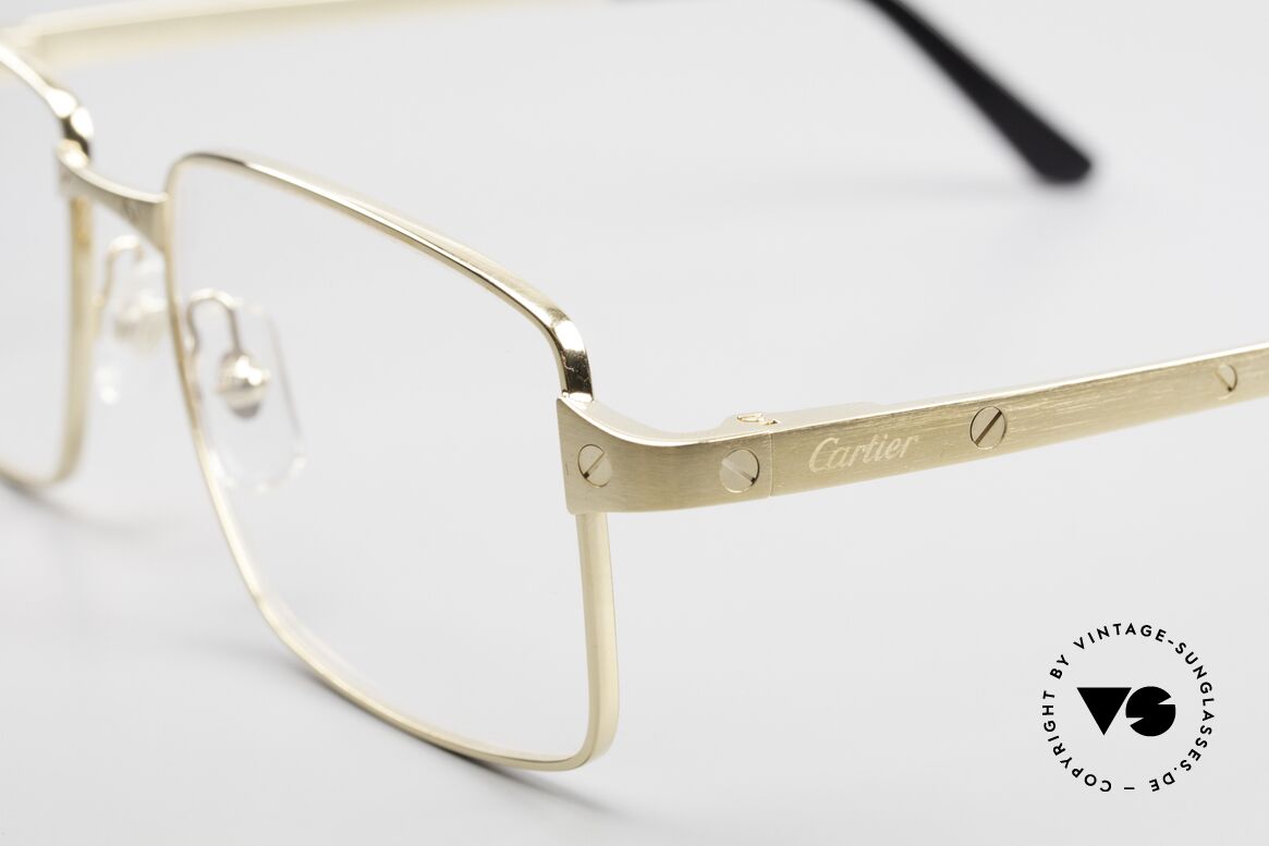 Cartier Core Range CT02030 Klassische Herren Luxusbrille, TOP-Qualität (mit flexiblen Federscharnieren), Passend für Herren