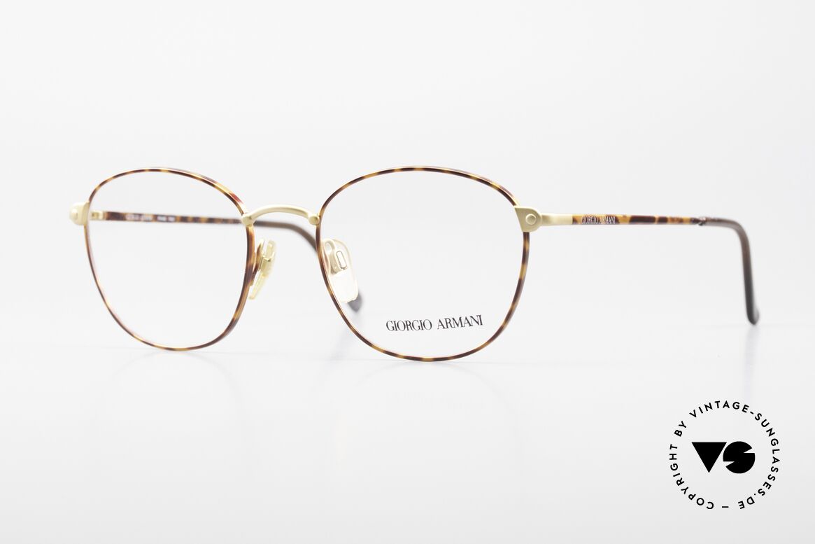 Giorgio Armani 168 Herren Brille 80er Vintage, vintage Giorgio Armani Brillenfassung in Gr. 50/18, Passend für Herren