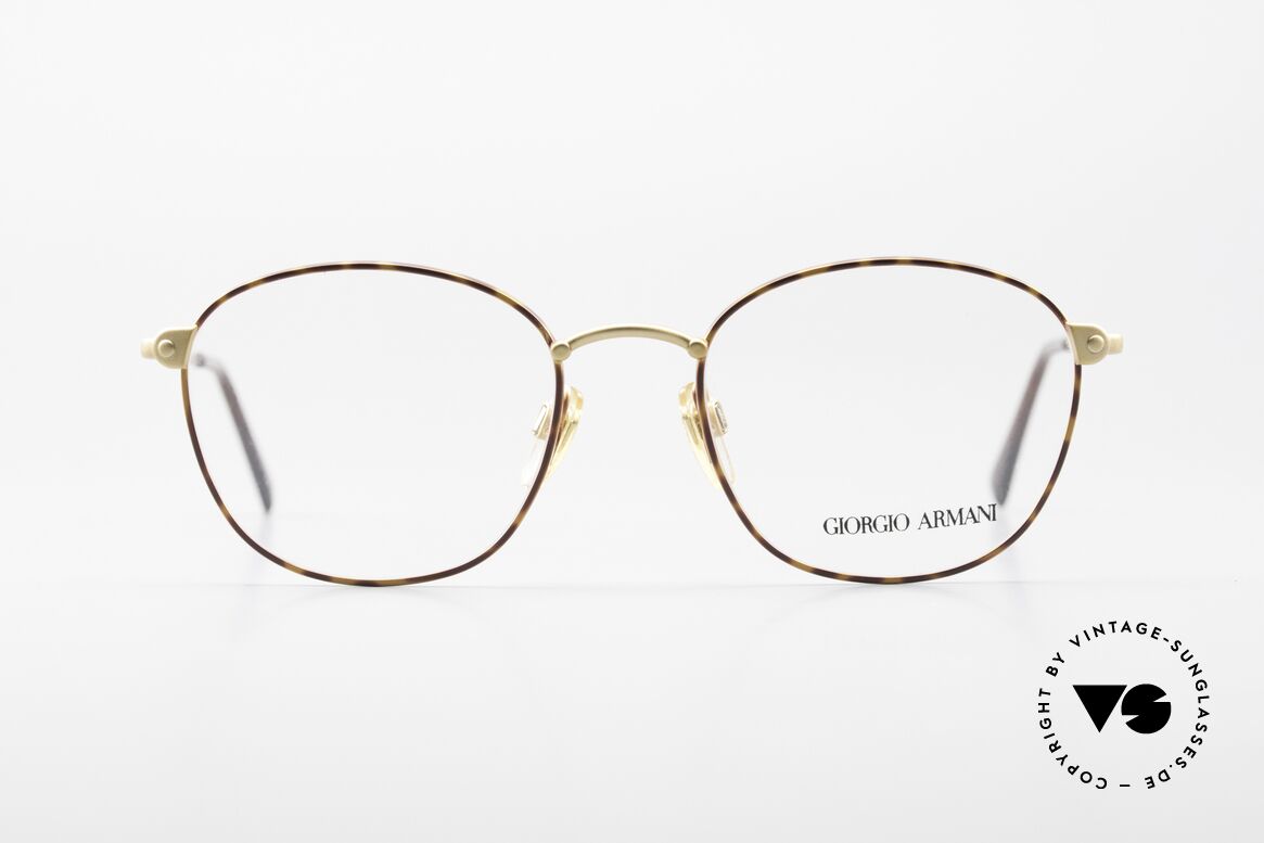 Giorgio Armani 168 Herren Brille 80er Vintage, schlichter, Panto-Rahmen in absoluter TOP-Qualität, Passend für Herren