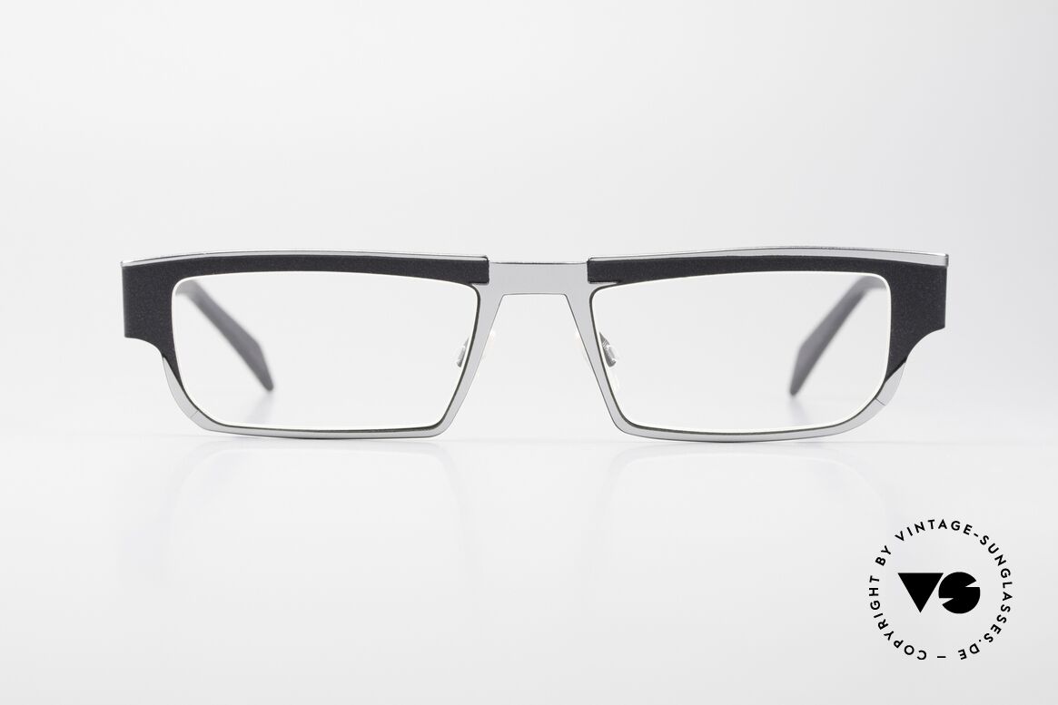 Theo Belgium Eye-Witness RB Markante Herrenbrille 90er, markante Herrenbrille von Theo Belgium; Designerbrille, Passend für Herren