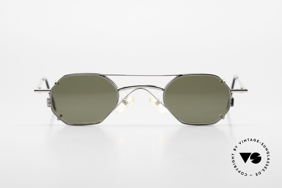 Christian Roth 2403 Optical Affairs Clip On Fassung, alte VINTAGE Designer-Sonnenbrille mit "Vorhänger", Passend für Herren und Damen