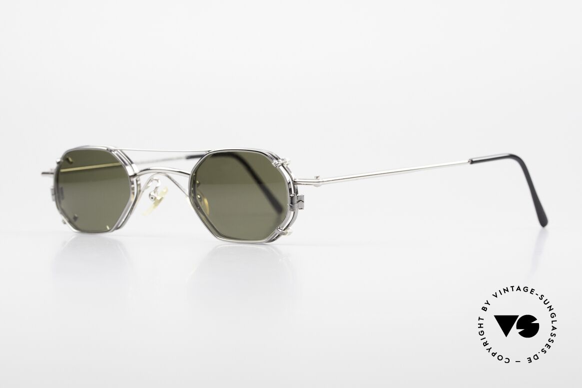 Christian Roth 2403 Optical Affairs Clip On Fassung, markante Metall-Designerbrille, handmade in Germany, Passend für Herren und Damen