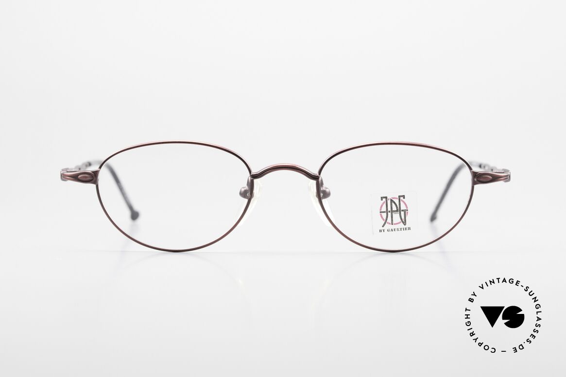 Jean Paul Gaultier 57-0006 Rare Vintage Brille 90er Clip On, Größe: medium, Passend für Herren und Damen