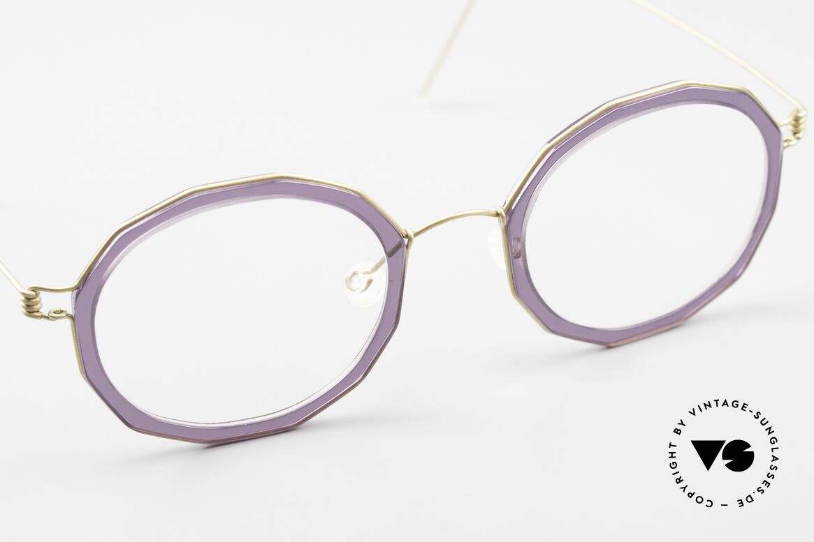 Lindberg Mette Air Titan Rim Edle Designerbrille für Damen, ungetragenes Designerstück + original Etui von Lindberg, Passend für Damen
