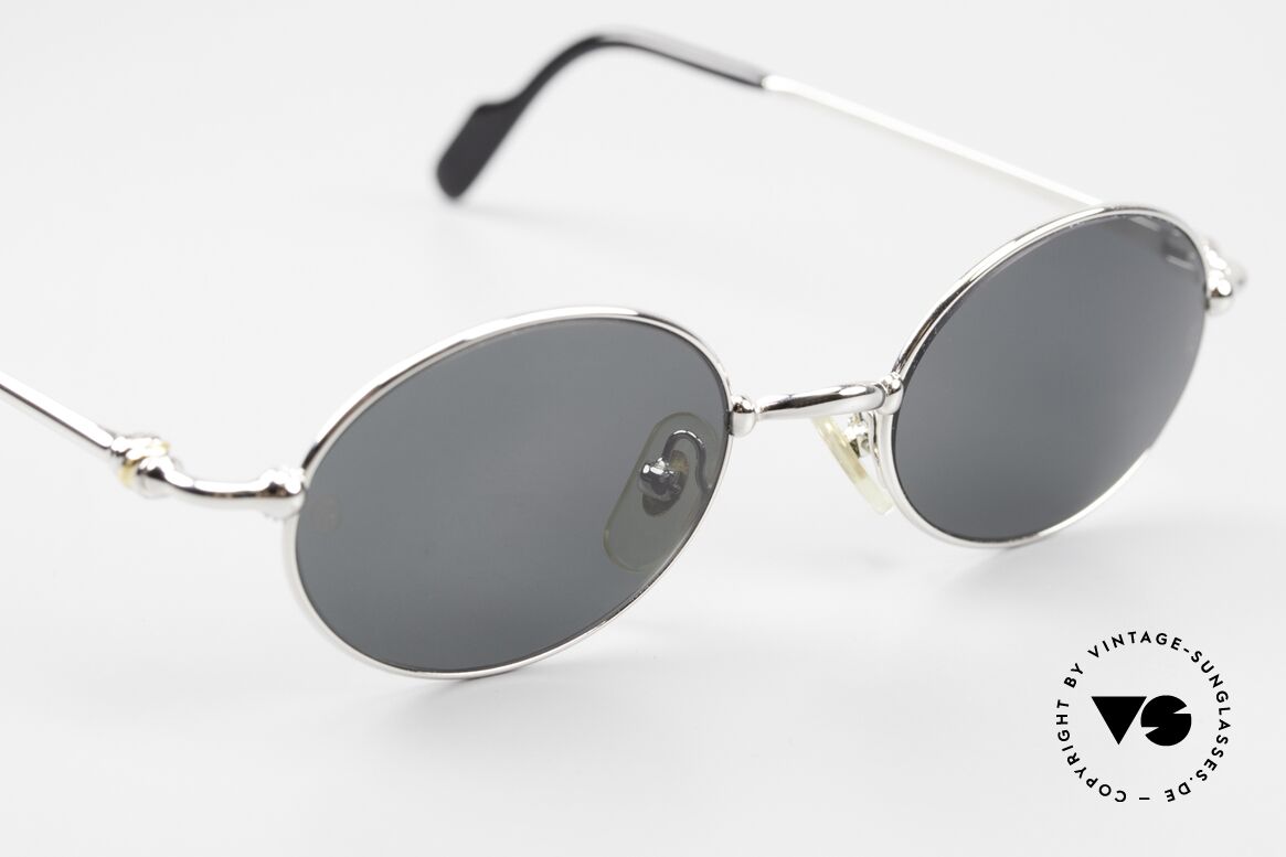 Cartier Filao Ovale Platin Sonnenbrille 90er, 2.hand in absolut neuwertigem Zustand (kratzerfrei), Passend für Herren und Damen