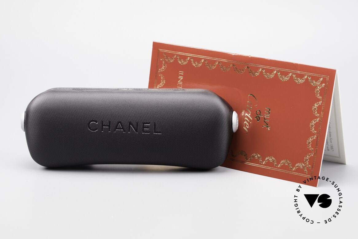 Cartier Filao Ovale Platin Sonnenbrille 90er, Größe: small, Passend für Herren und Damen