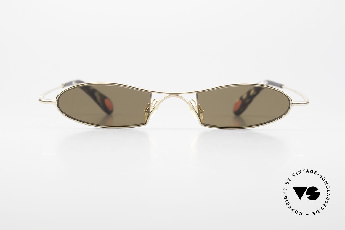 Bugatti 346 Odotype Flache Designer Sonnenbrille, ORIGINAL high-tech Bugatti Brillenfasssung, Passend für Herren und Damen