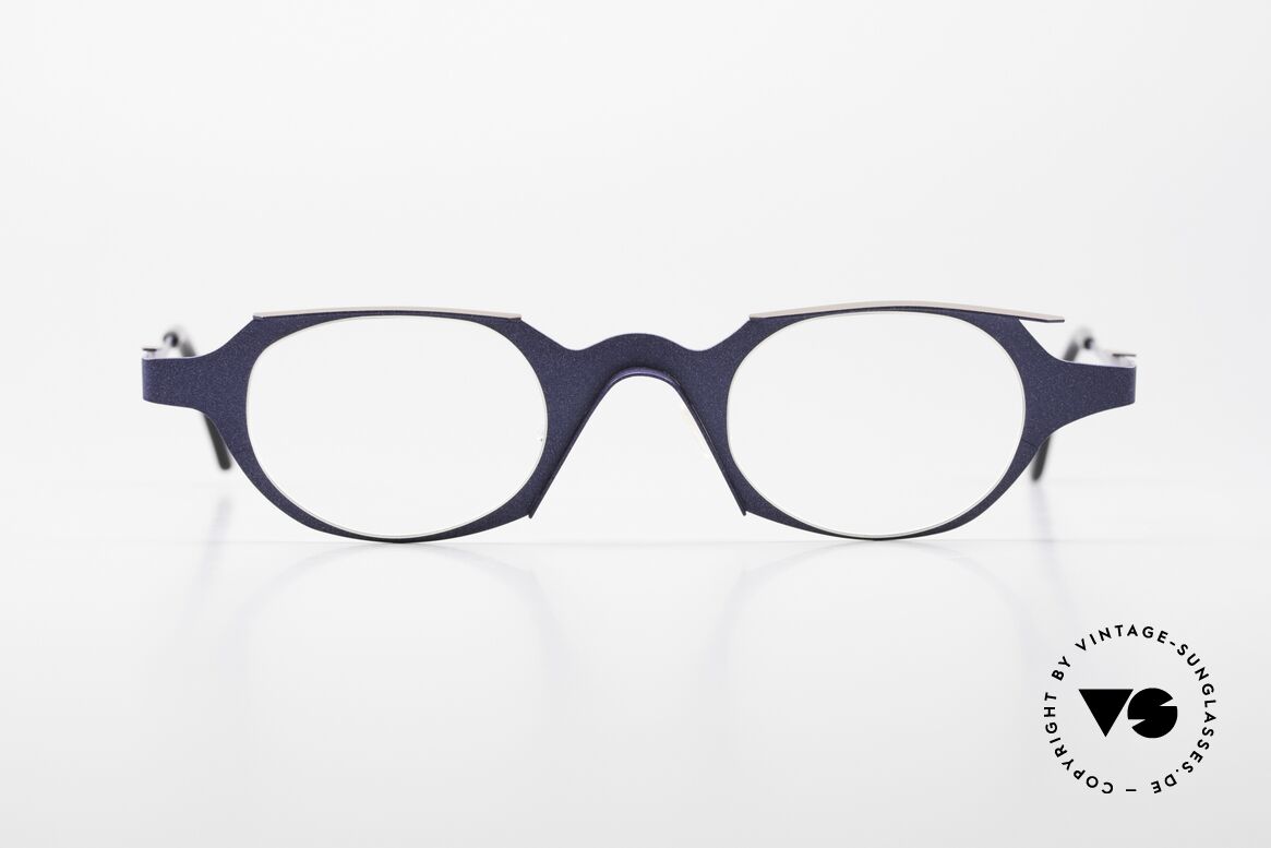 Theo Belgium Eye-Witness OB Avantgarde Damenbrille 90er, Theo Belgium Damenbrille der "Eye-Witness" Baureihe, Passend für Damen