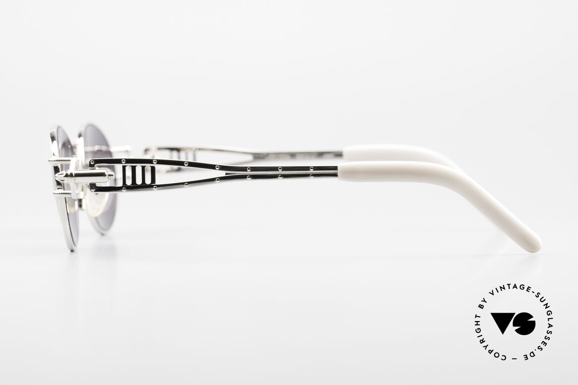 Jean Paul Gaultier 56-6101 Kult Designerbrille Industrial, ungetragen mit Gläsern in grau (100% UV Protection), Passend für Herren und Damen