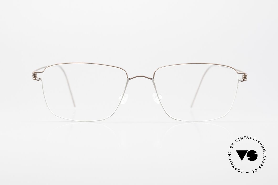 Lindberg Nicholas Air Titan Rim High-End Titanium Brille, vielfach ausgezeichnet hinsichtlich Qualität und Design, Passend für Herren
