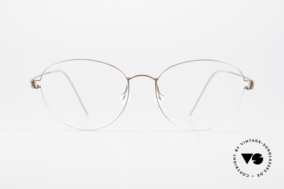 Lindberg Moar Air Titan Rim Damenbrille Titan Panto Style, zeitlose Designerbrille in Größe 50-16, 135, Farbe U12, Passend für Damen