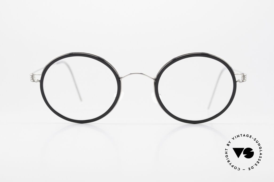 Lindberg Cameron Air Titan Rim Runde Titanbrille Damen Herren, runde LINDBERG Brille der Air Titanium Rim Kollektion, Passend für Herren und Damen