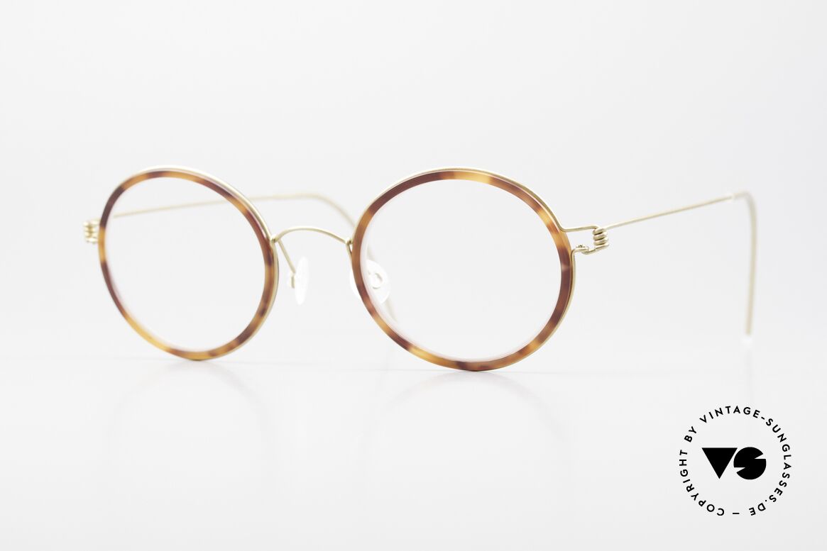 Lindberg Cameron 46 Air Titan Rim Runde Brille Damen Herren Titan, runde Brille der LINDBERG Air Titanium Rim Kollektion, Passend für Herren und Damen