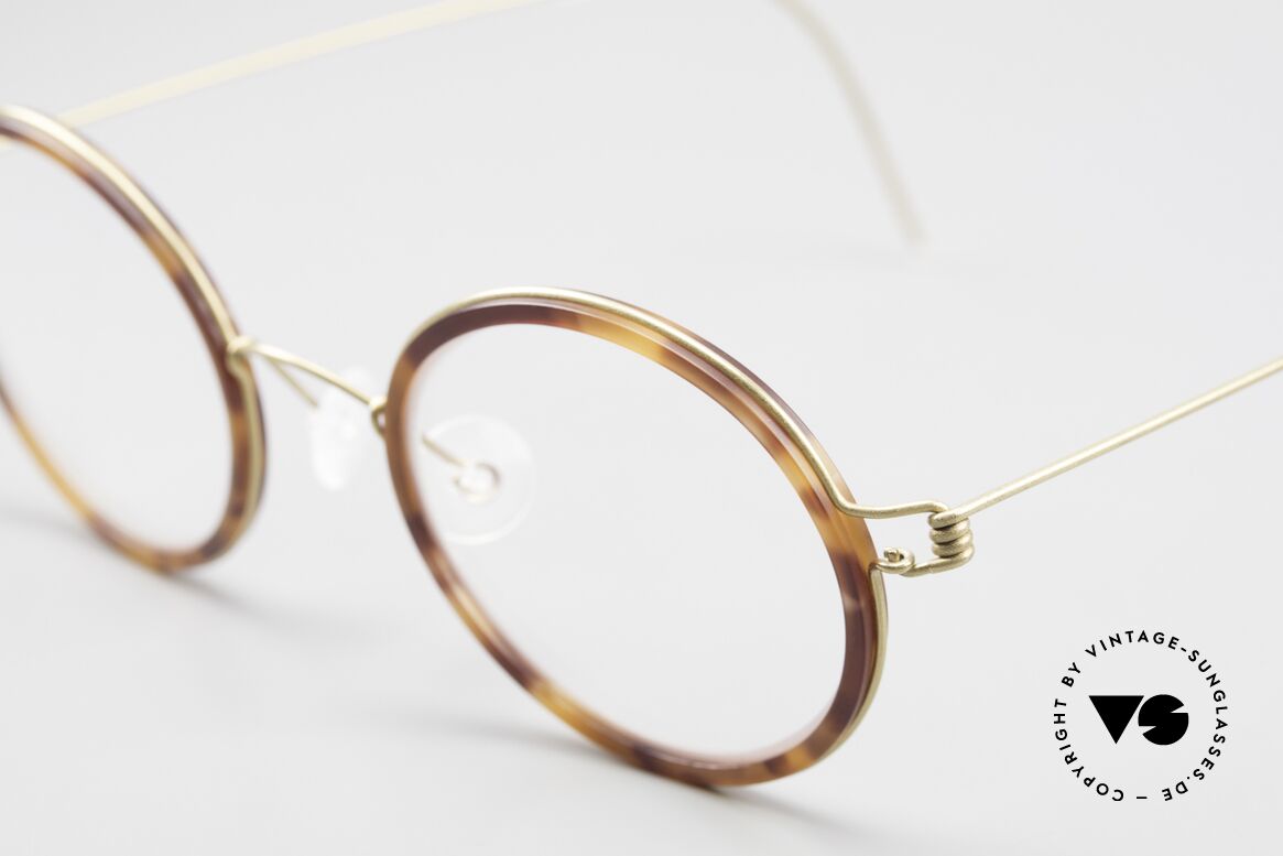 Lindberg Cameron 46 Air Titan Rim Runde Brille Damen Herren Titan, eine echte Designerbrille für Damen und Herren; zeitlos, Passend für Herren und Damen