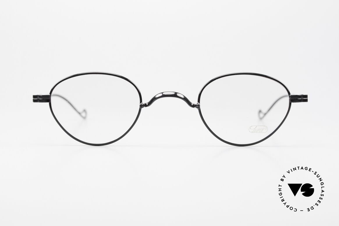 Lunor II 14 Seltene Lunor Brille In Schwarz, seltene, alte vintage Brillenfassung; LUNOR II Serie, Passend für Herren und Damen