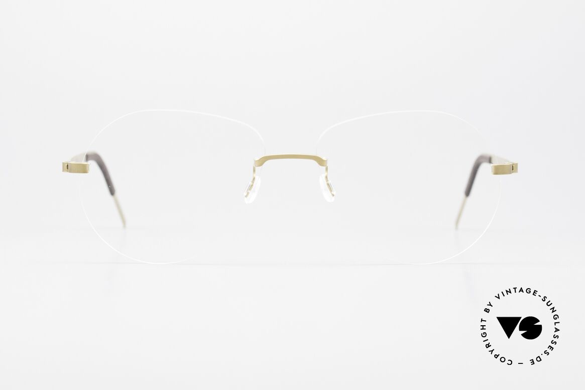 Lindberg 2311 Strip Titan Randlose Aviator Titanbrille, LINDBERG Strip Titanium Fassung im Aviator-Stil, Passend für Herren und Damen