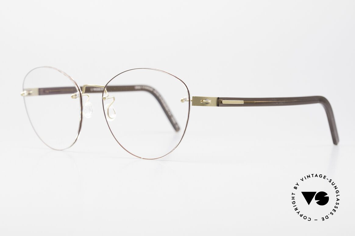 Lindberg 2303 Strip Titan Randlose Damenbrille Titanium, so zeitlos, stilvoll und innovativ = Prädikat "VINTAGE", Passend für Damen