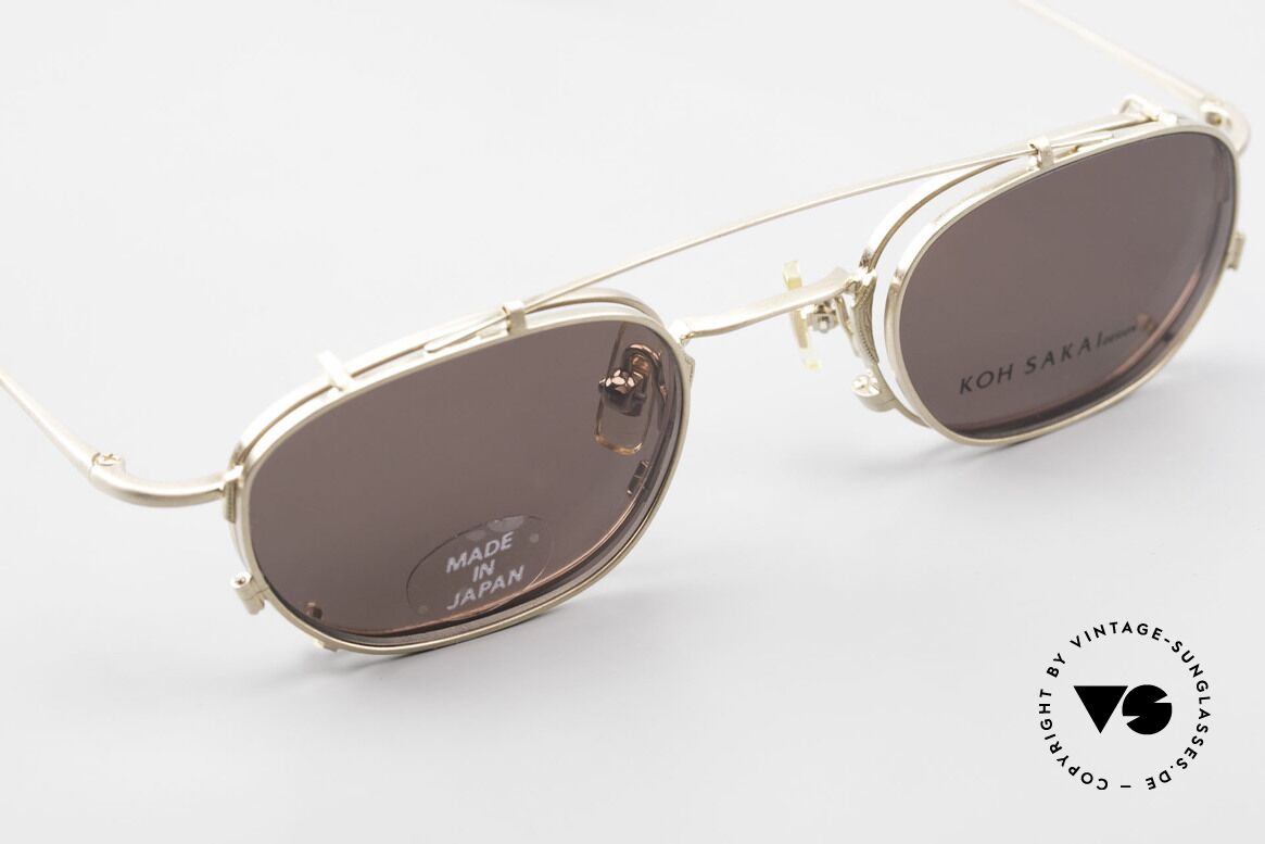 Koh Sakai KS9716 Damenbrille Oder Herrenbrille, unisex Modell KS9716 in edler Legierung in matt-gold, Passend für Herren und Damen