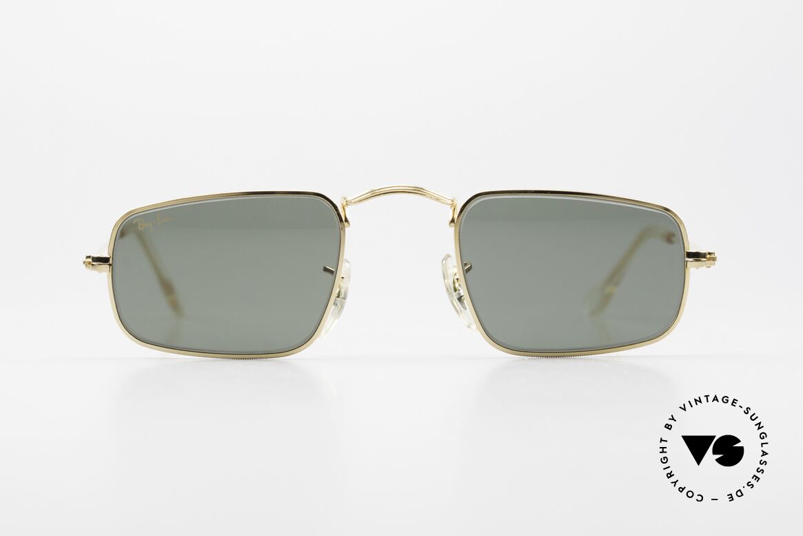 Ray Ban Classic Style IV Kleine Eckige B&L Sonnenbrille, eckige RAY-BAN Brille aus der Classic Collection, Passend für Herren und Damen