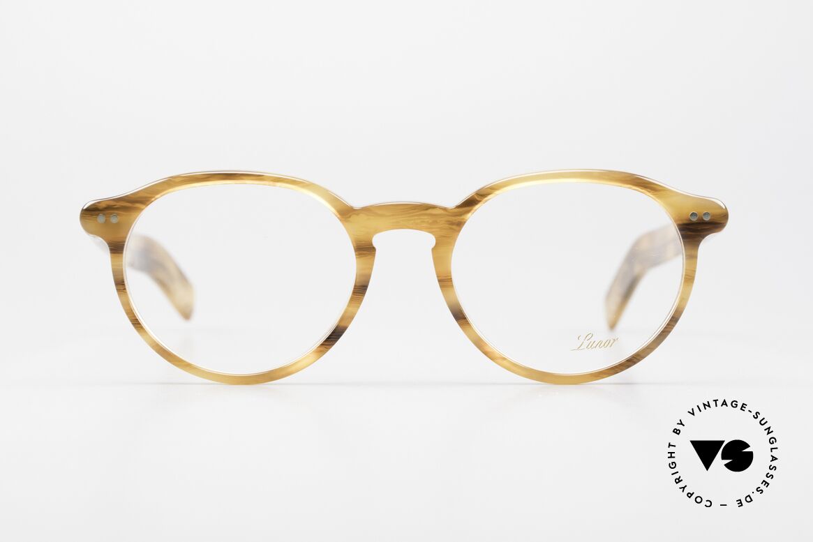 Lunor A6 249 Azetat Kollektion Pantobrille, sehr edle Panto-Brille aus der Lunor A6 Kollektion, Passend für Herren und Damen