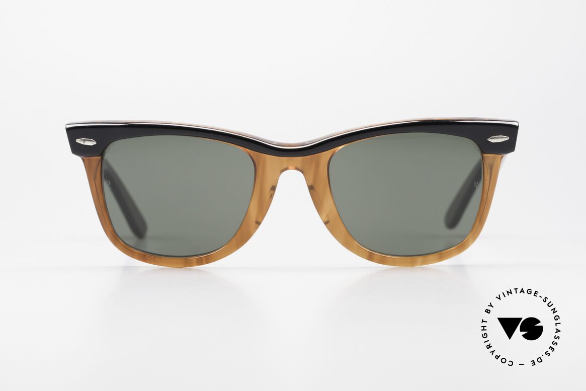Ray Ban Wayfarer I Alte 80er USA B&L Sonnenbrille, USA Wayfarer: der absolute Sonnenbrillenklassiker, Passend für Herren und Damen Ray Ban Wayfarer I Alte 80er USA B&L Sonnenbrille, USA Wayfarer: der absolute Sonnenbrillenklassiker, Passend für Herren und Damen