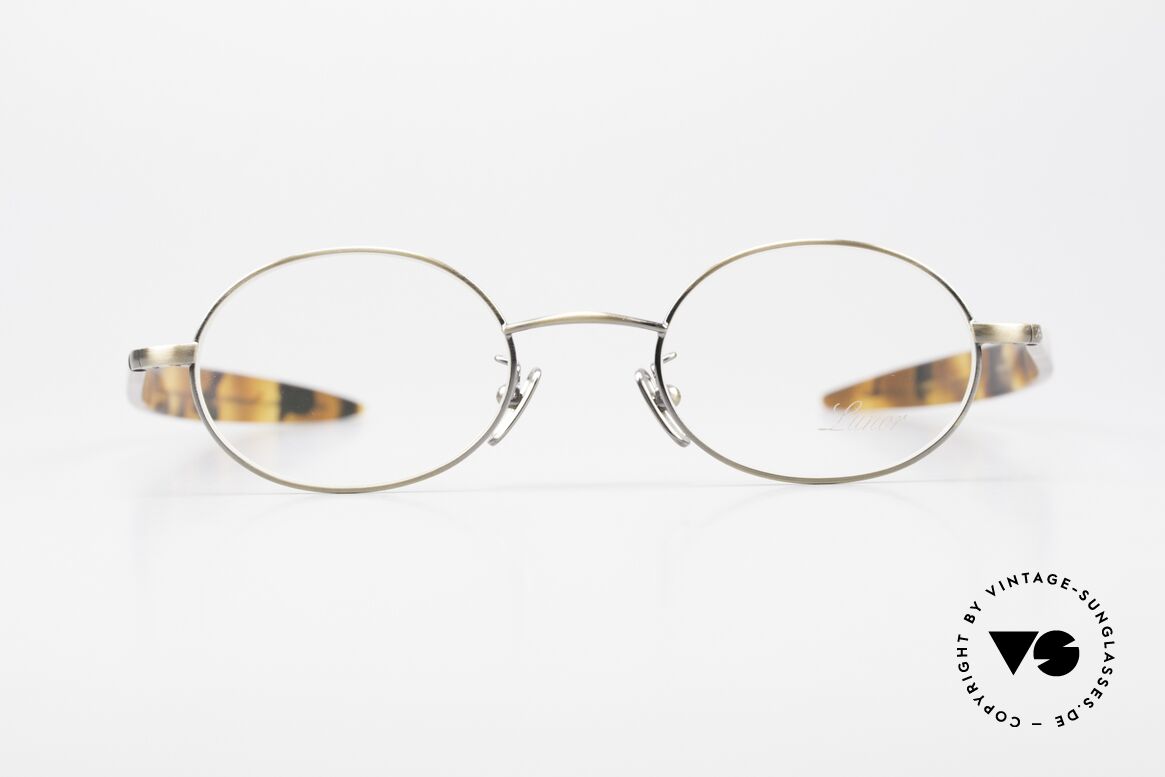 Lunor Cigar 532 AG Alte Brille Oval Antik Gold, alte LUNOR Brille aus der vintage 'Cigar-Kollektion', Passend für Herren und Damen