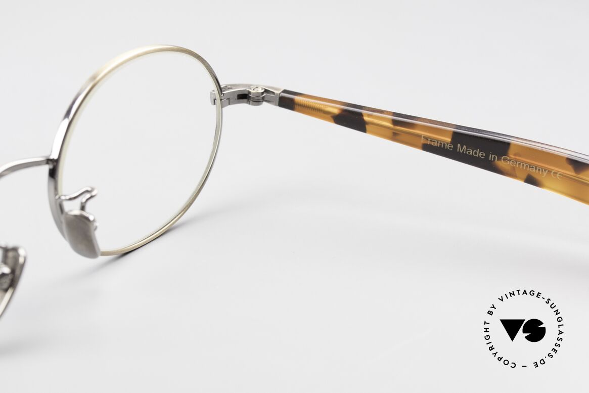 Lunor Cigar 532 AG Lunor Brille Oval Antik Gold, Größe: small, Passend für Herren und Damen