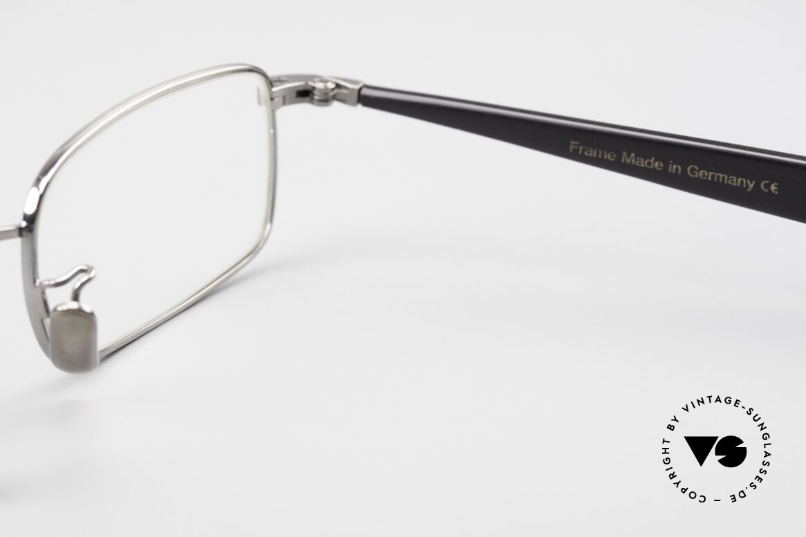 Lunor Cigar 533 AS Rare Brille Eckig Antik Silber, Größe: medium, Passend für Herren und Damen
