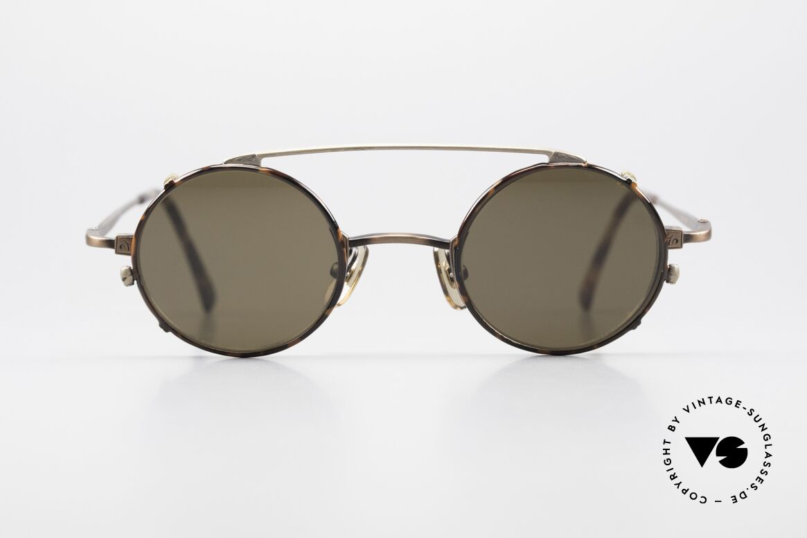 Freudenhaus Tori Kleine Runde Brille Clip On, vintage Brillenfassung von FREUDENHAUS, München, Passend für Herren und Damen